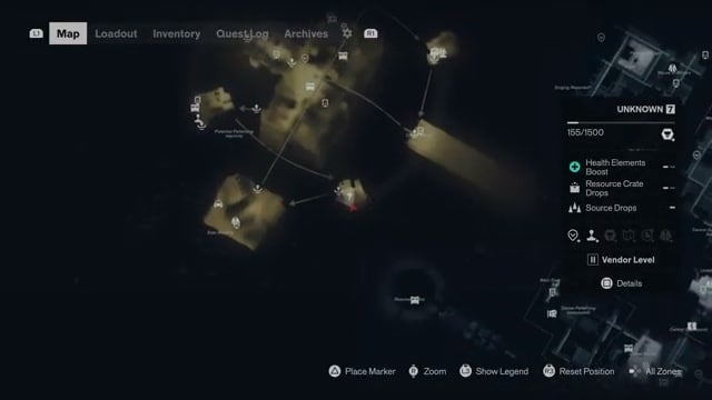 Secret marker near the Evac Building