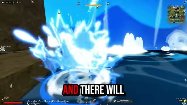Enter the waterfall cave