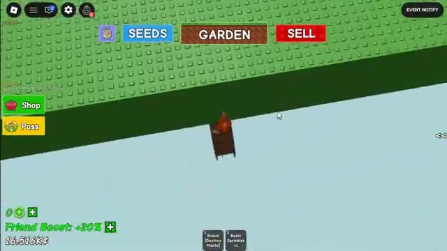Drop onto the wooden platform