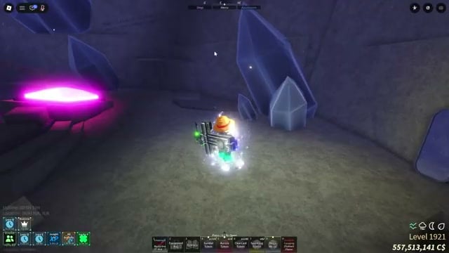 Jump into the central abyss