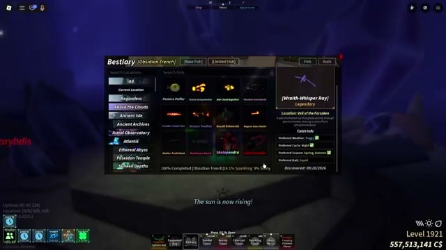 Descend into Obsidian Trench