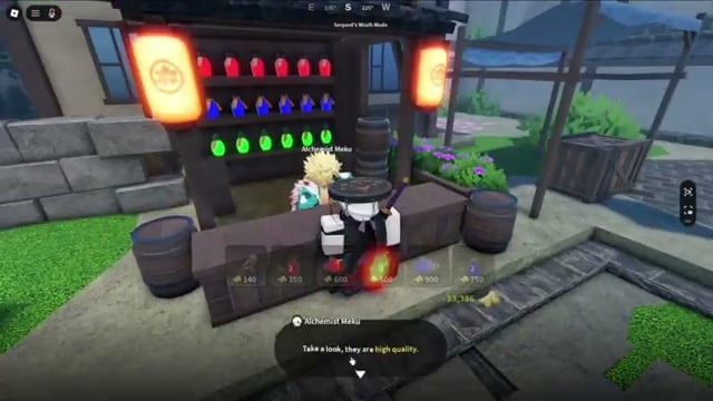 Alchemist Meku’s Apothecary stall