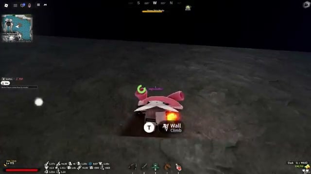 Double-jump to the next ledge
