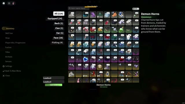 Collect Demon Horns