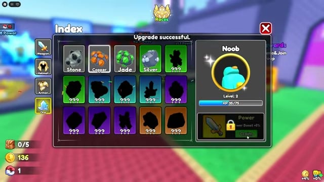 Claim Index rewards