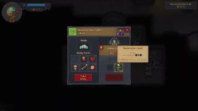 Resurrect the corpse