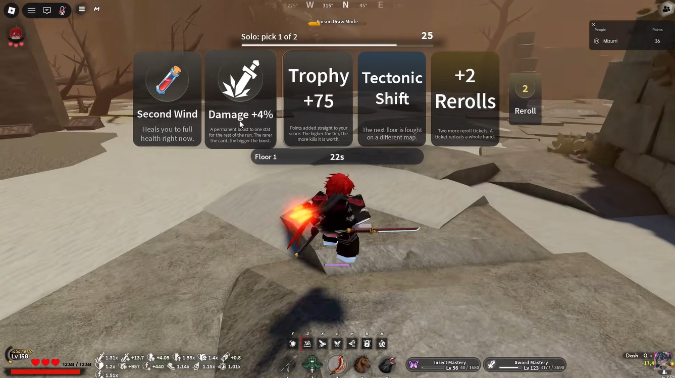 Choose useful Dungeon modifiers / YouTube - Mizurri