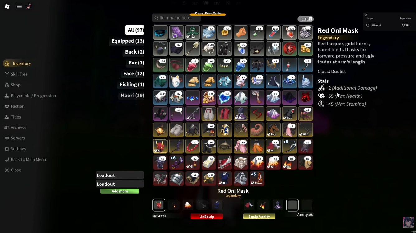 Dungeon Mask or Red Oni Mask / YouTube - Mizurri