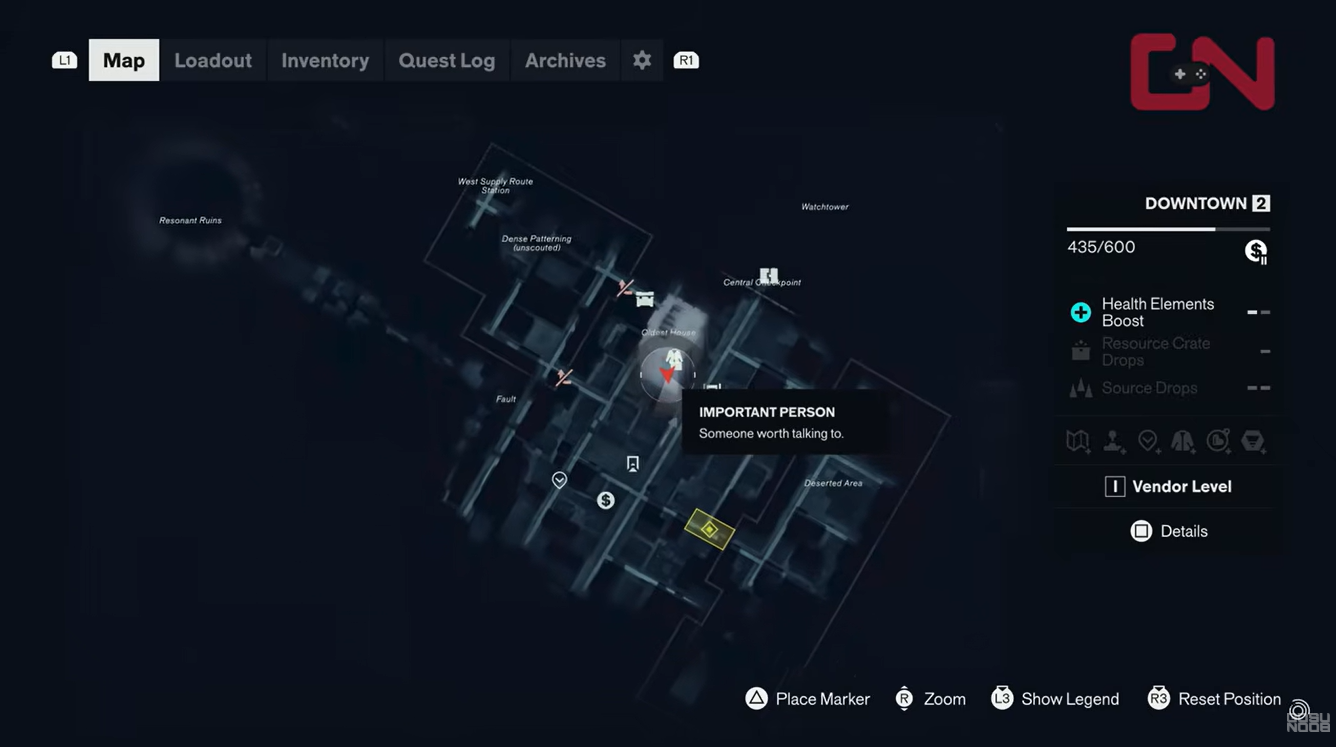 Location of wardrobe in Control Resonant / YouTube - GosuNoob