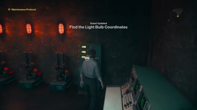 Activate the bulb coordinates