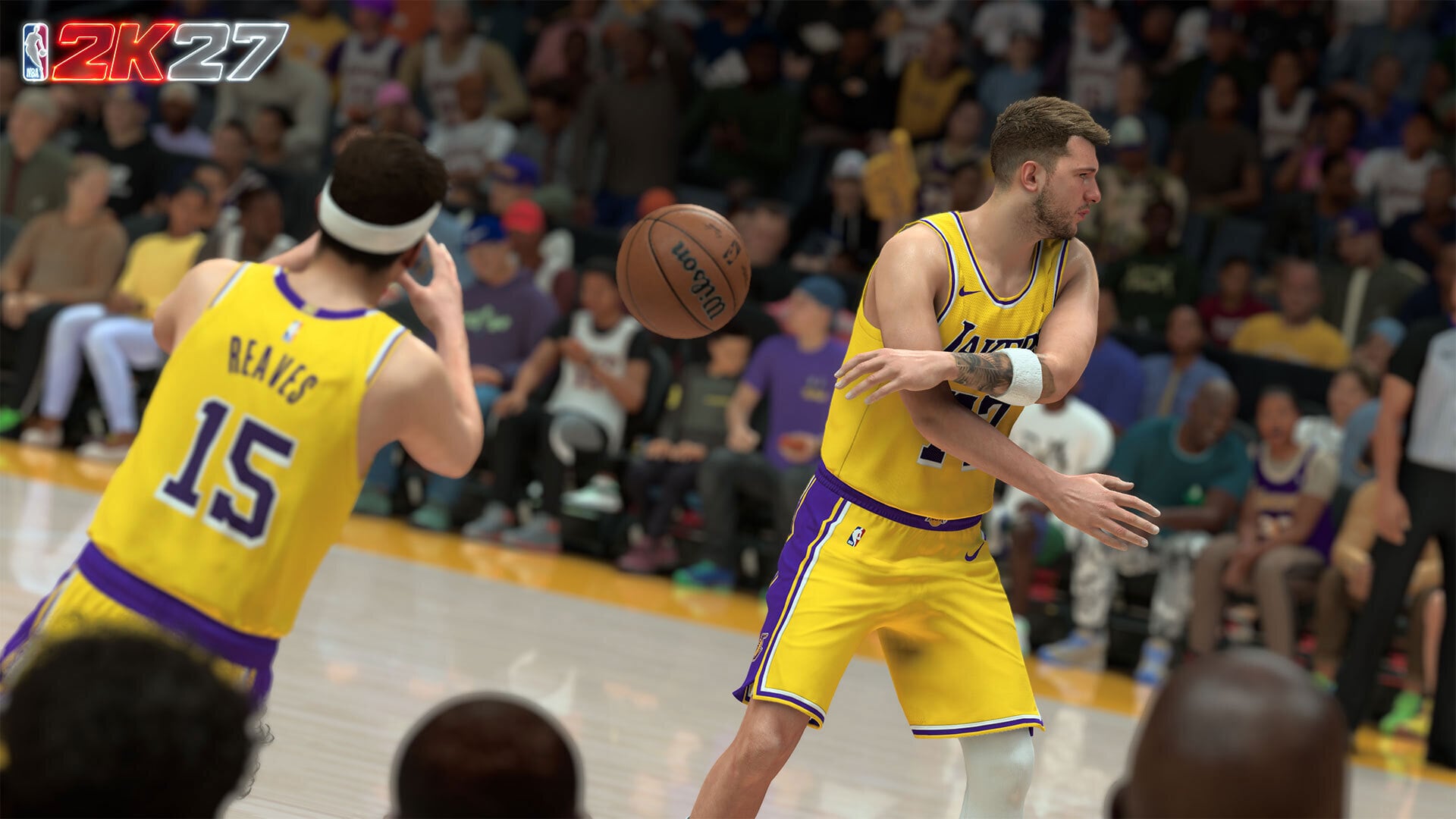 NBA 2K27 shooting motion during gameplay