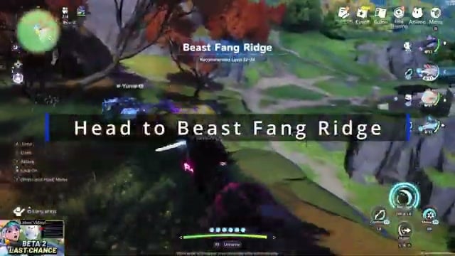 Start Journey: Warrior at Beast Fang Ridge