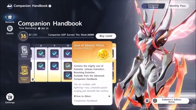 Open a challenge's rewards