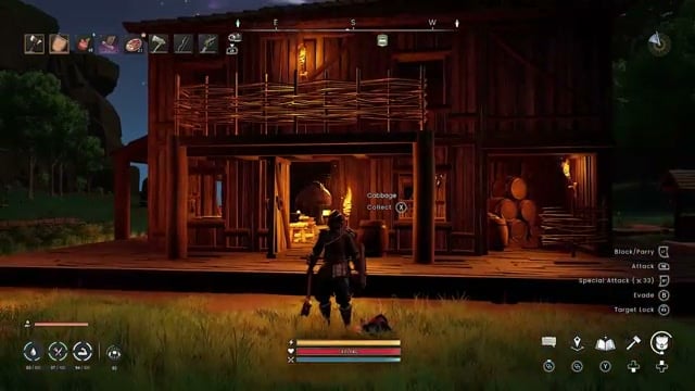Prepare Weapon Rack materials with Flax