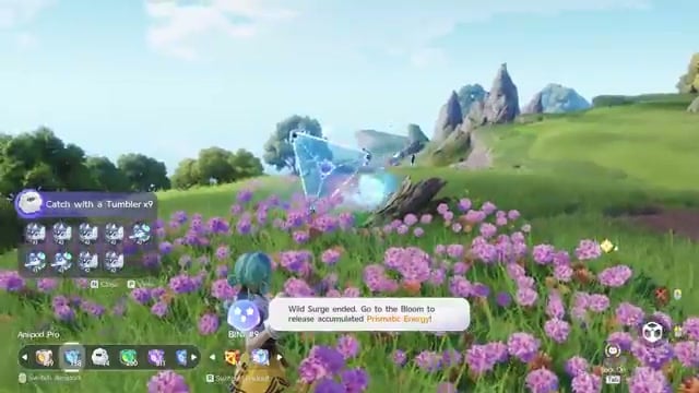 Capture creatures during the Wild Surge