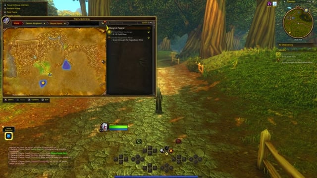 NPC interaction: approach the character