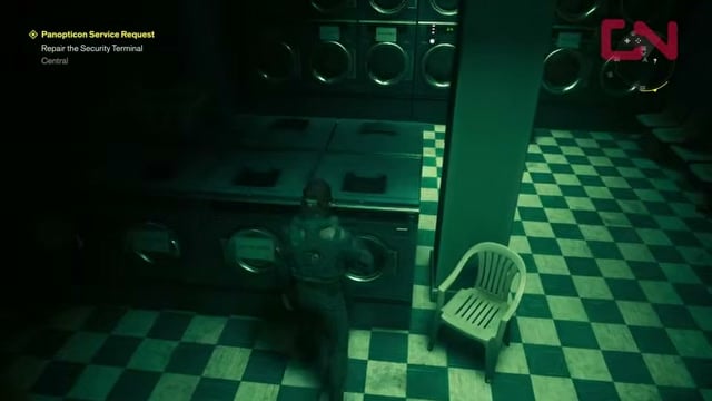 Activate an opposite-wall washer