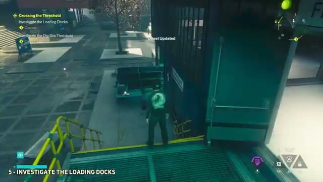 Inspect the security camera