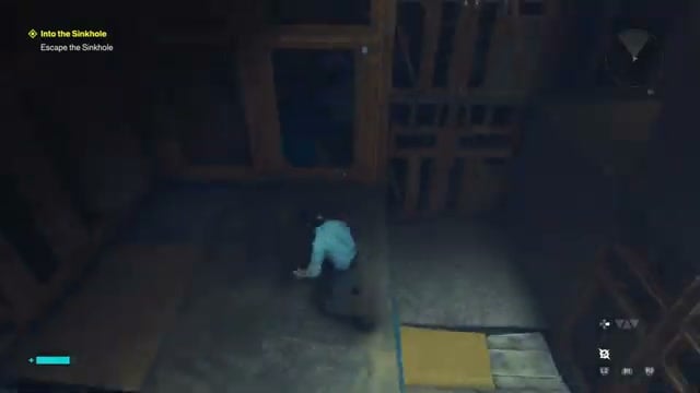 Drop into the debris chamber