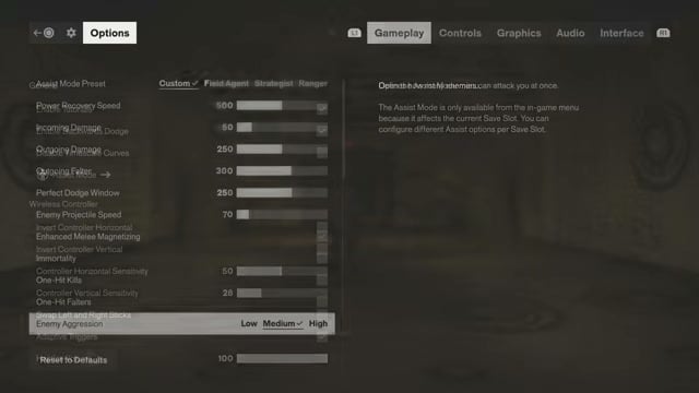 Choose a preset