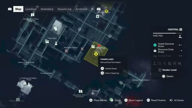 Enter the station