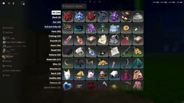 Return through the main menu