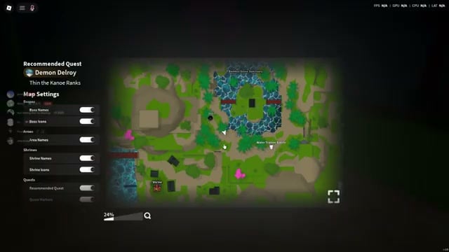 Search between Giyen and water training