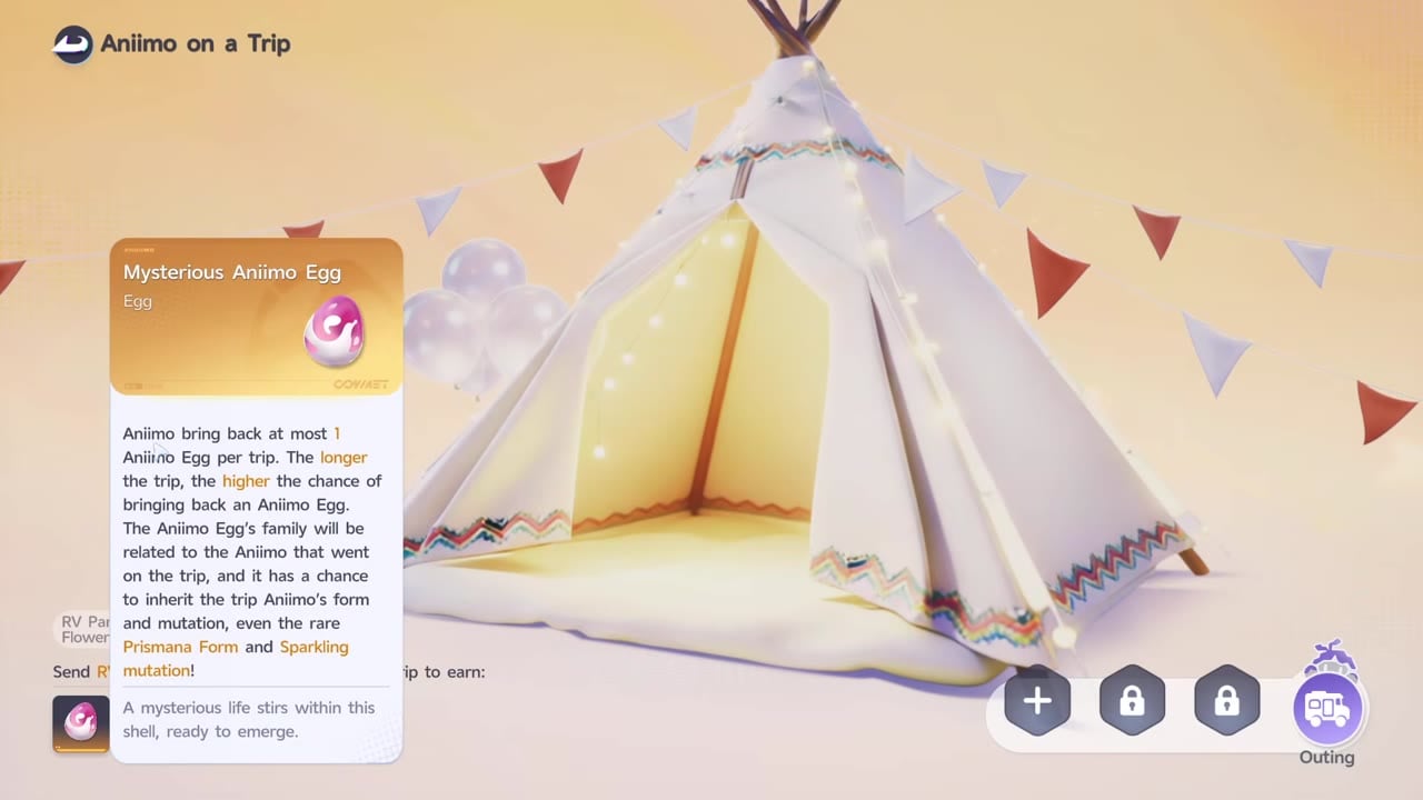 Mysterious Aniimo Egg reward description tooltip