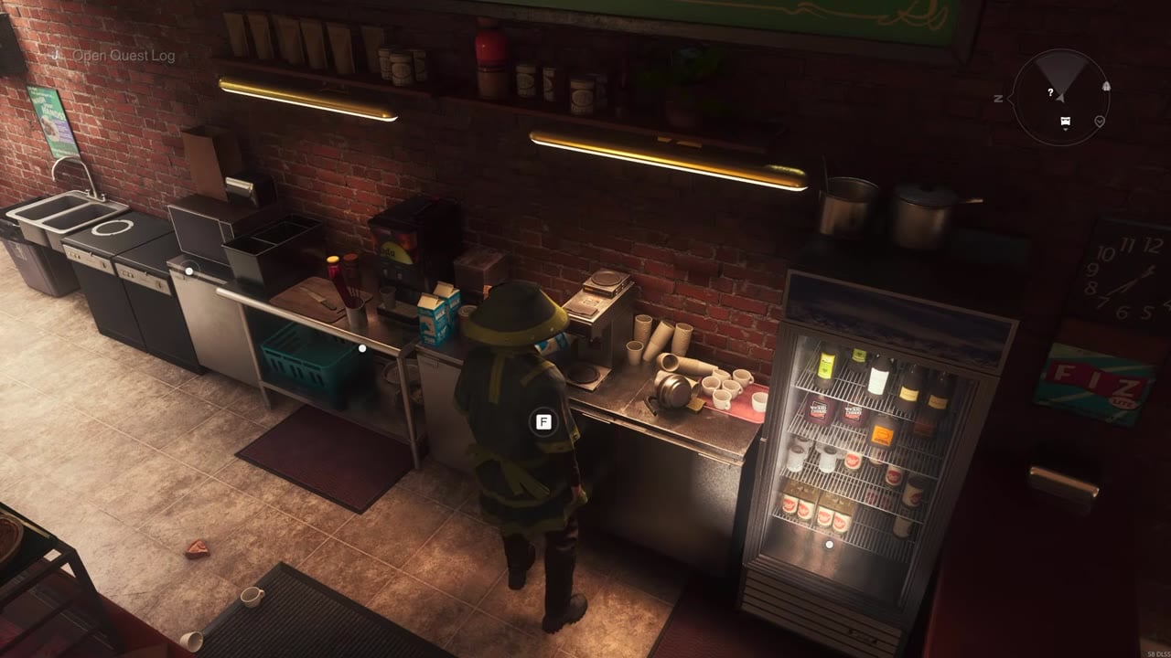 Coffee machine on the counter