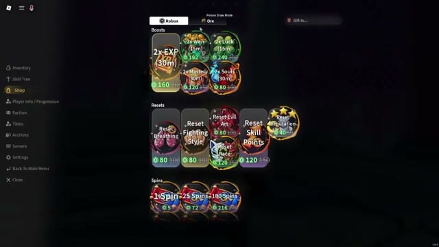 Buy a race reset if needed