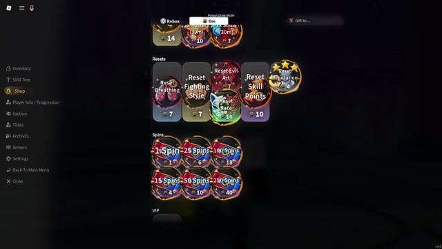 Select Reset Race