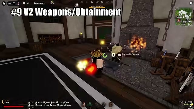 Begin Togane’s V2 quest