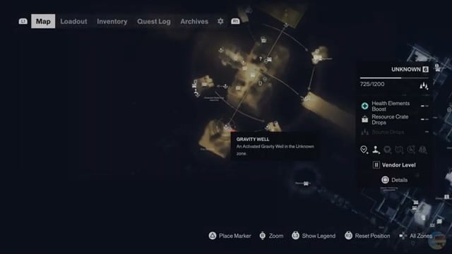 UNKNOWN 6 and the activated Gravity Well