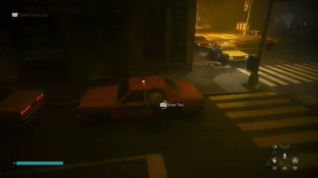 The first yellow taxi outside SPACE FOR RENT