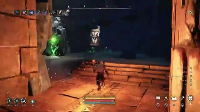 Enter the nearby vault