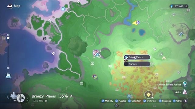 Travel to the target