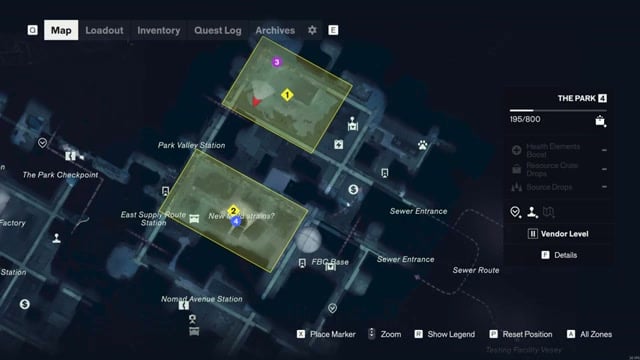 Approach the northern area