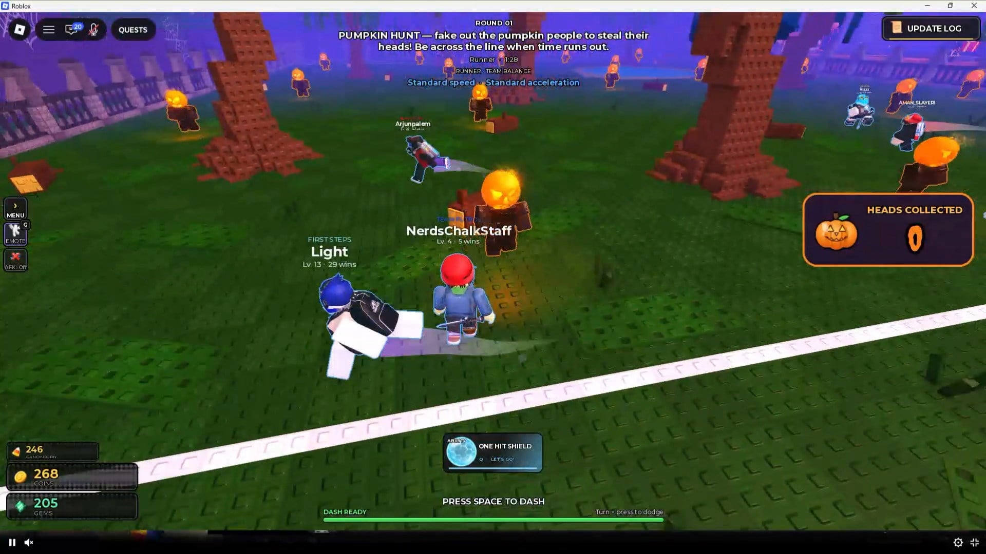 Collect the dropped heads / Screenshot by NerdsChalk