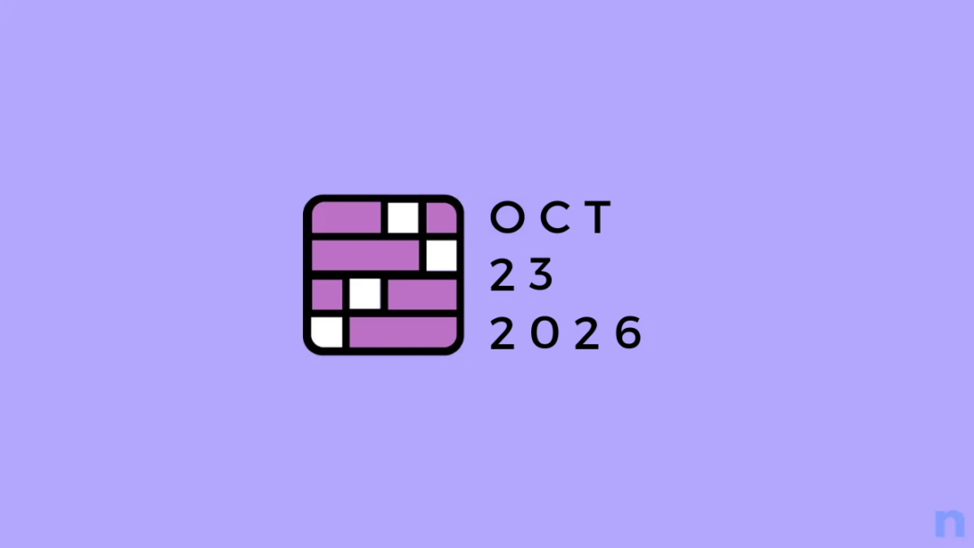 Game icon and date for NYT Connections #1230 Hints and Answers for October 23, 2026