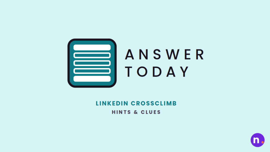The icon or name of LinkedIn Crossclimb.