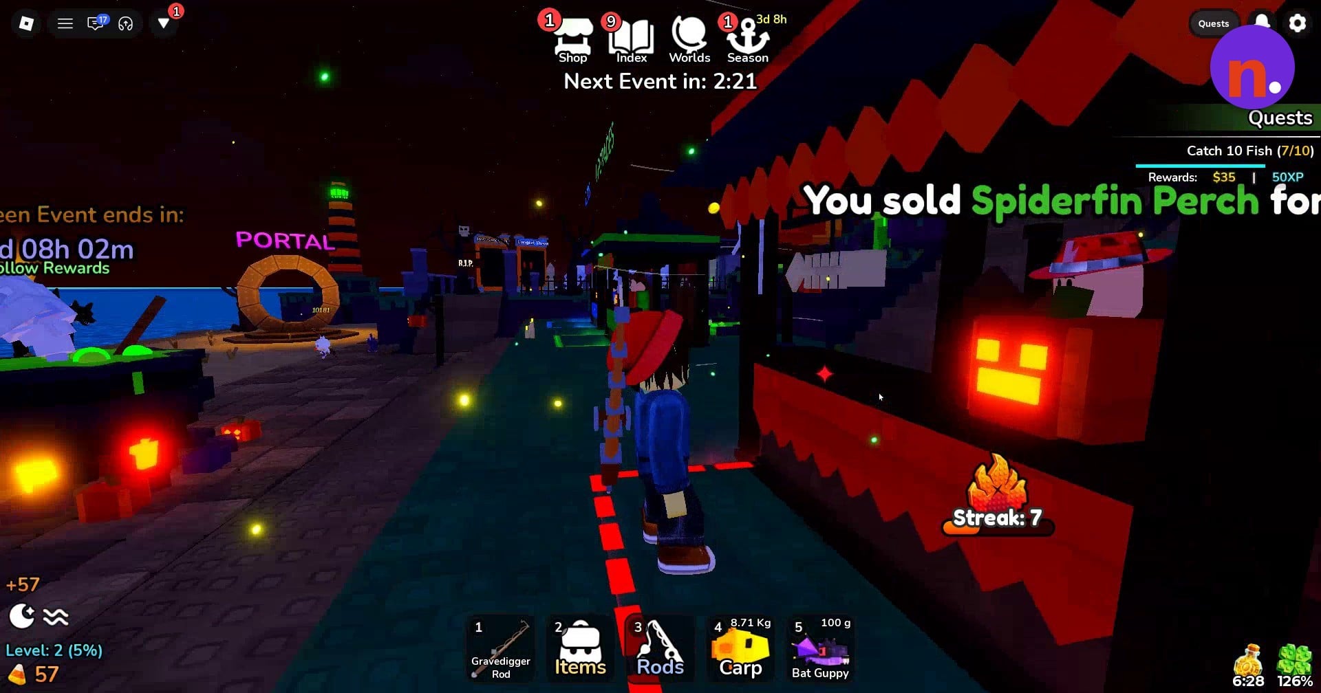 Recognize the Candy Corn payout after selling