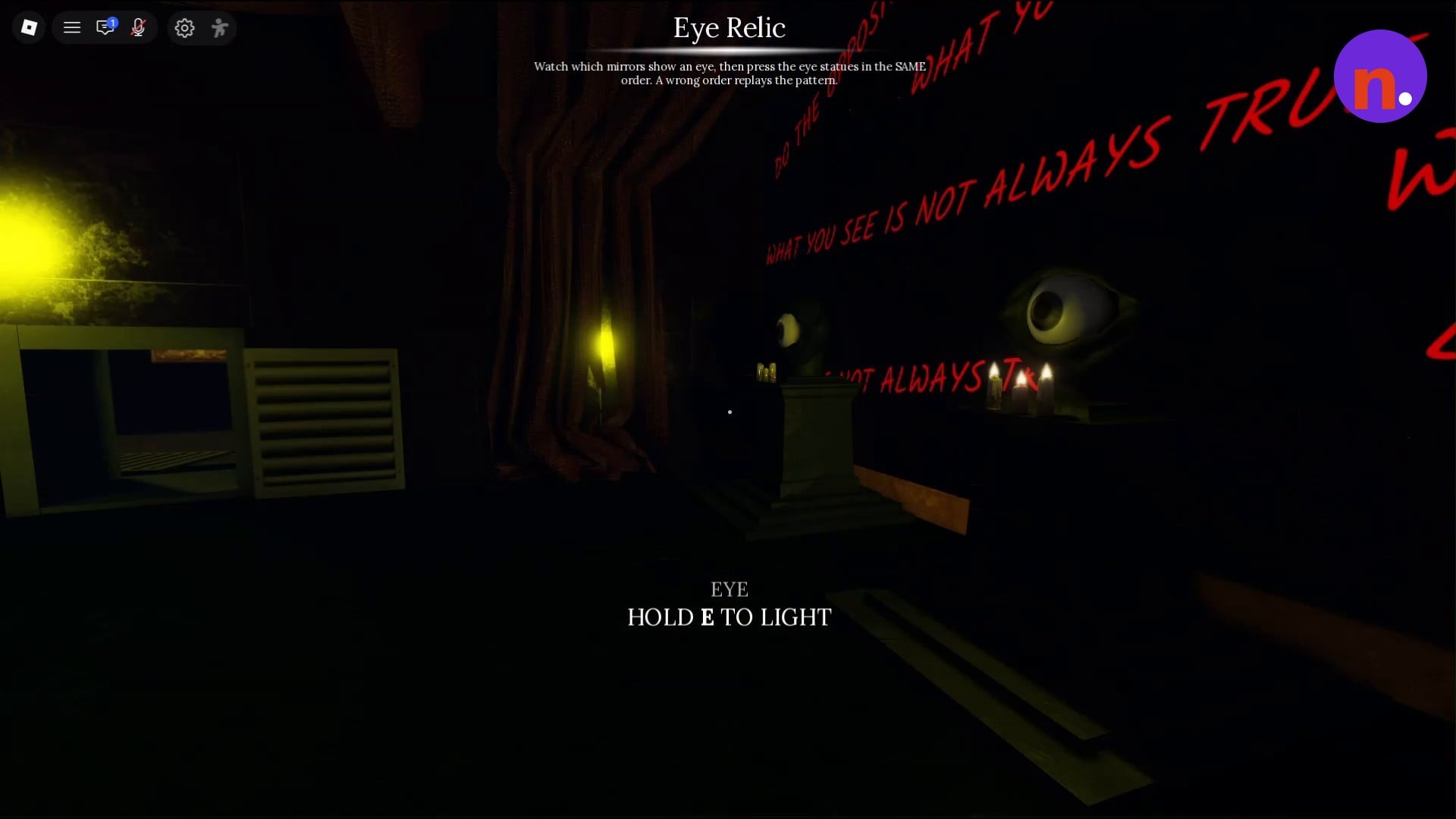 Obtain the Eye Relic