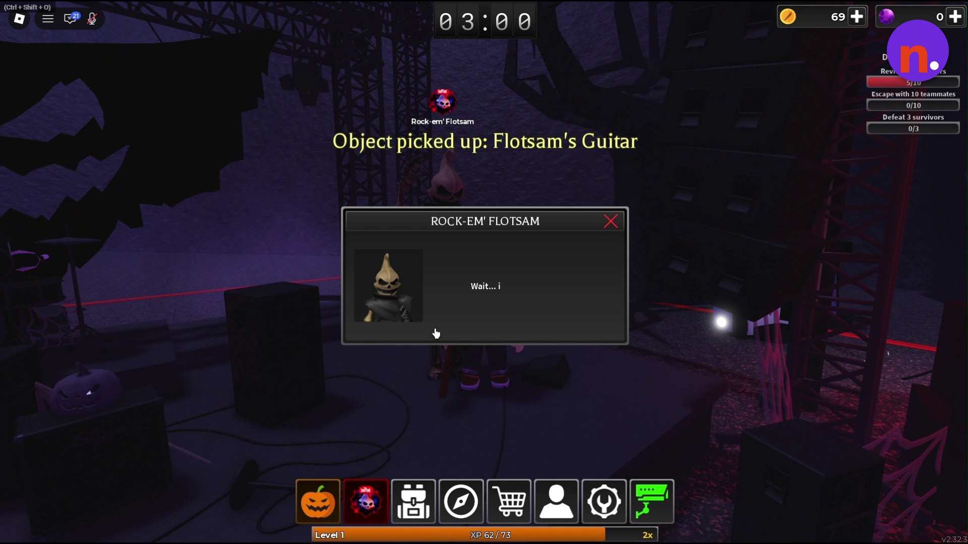 Speak with Flotsam to make the final guitar handover.