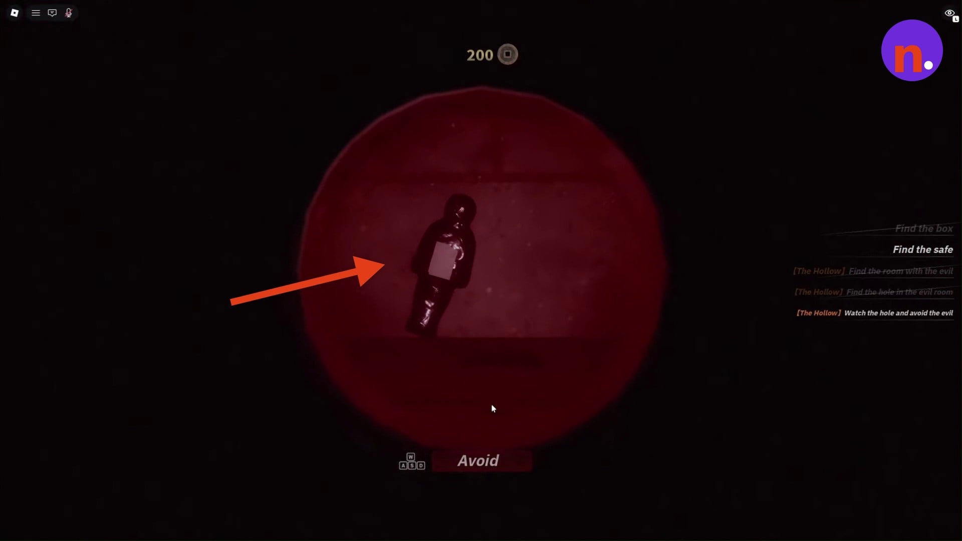 Respond to Avoid as the figure approaches the peephole