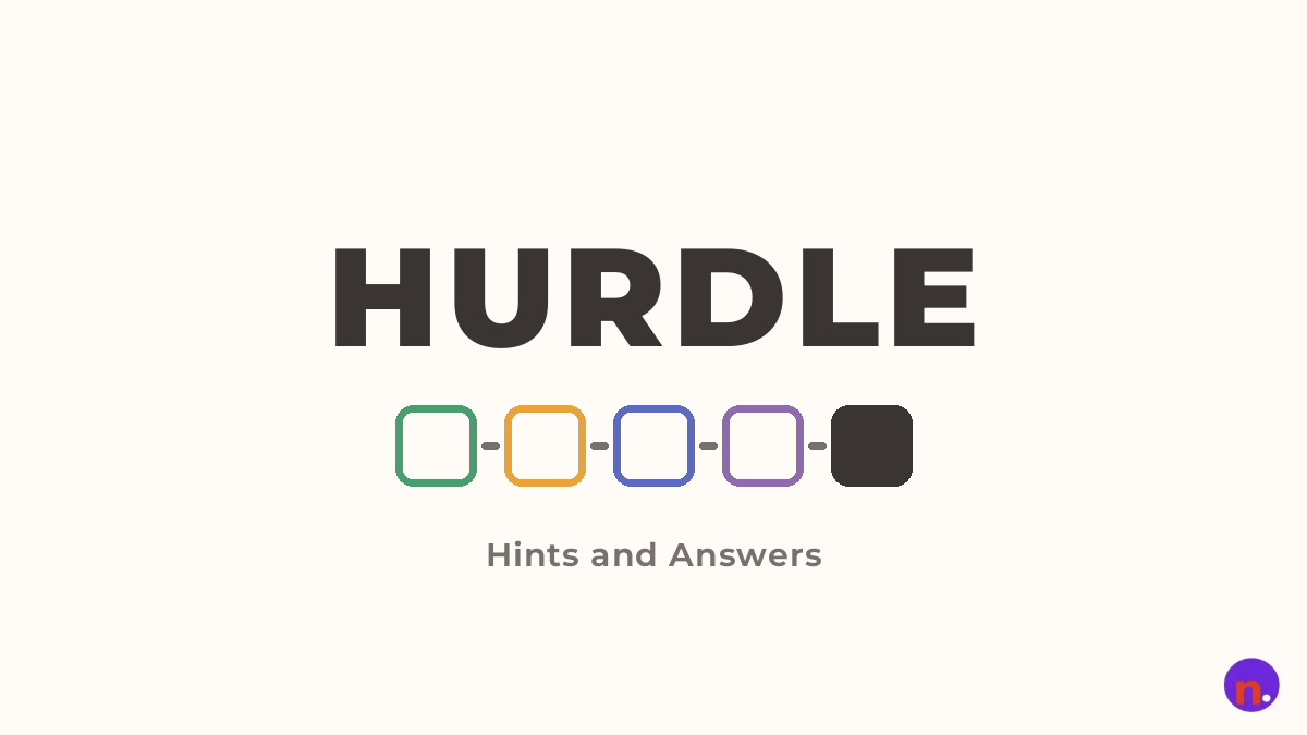 Hurdle Hints and Answers Today