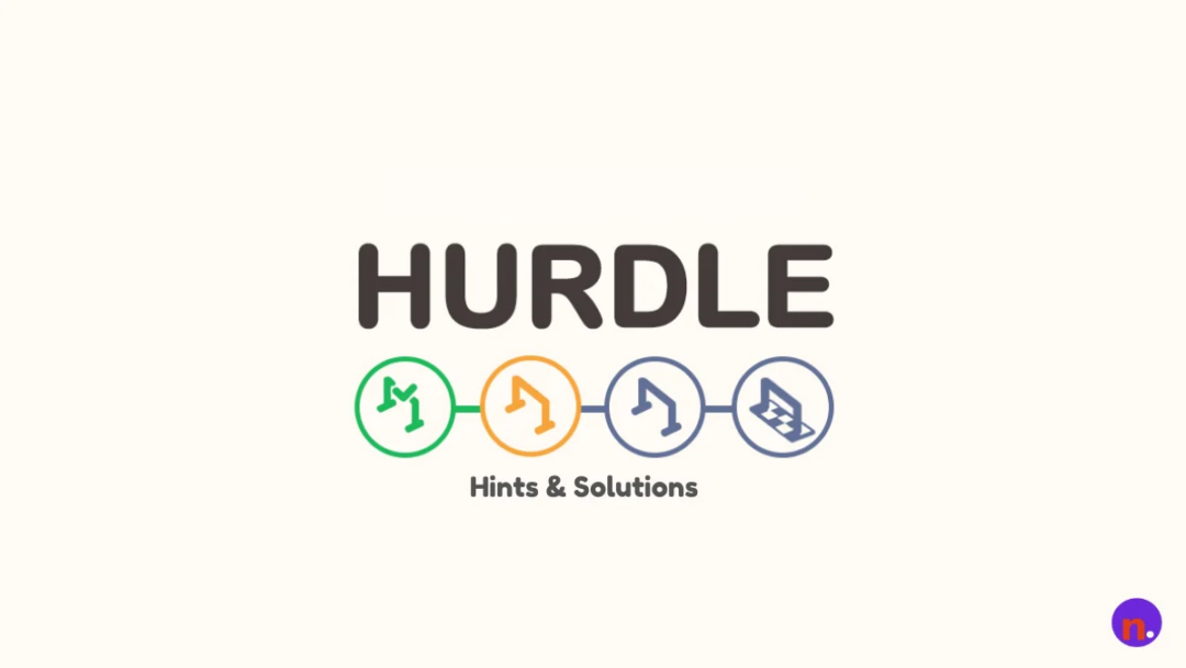 The icon or name of Hurdle.