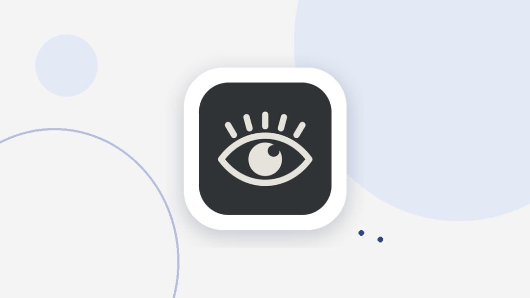 The Insomnia app icon, an open eye with five lashes on a dark tile, on a pale cover