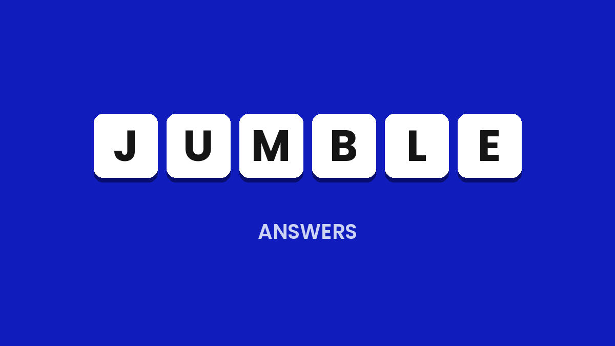 Jumble Hints and Answers Today