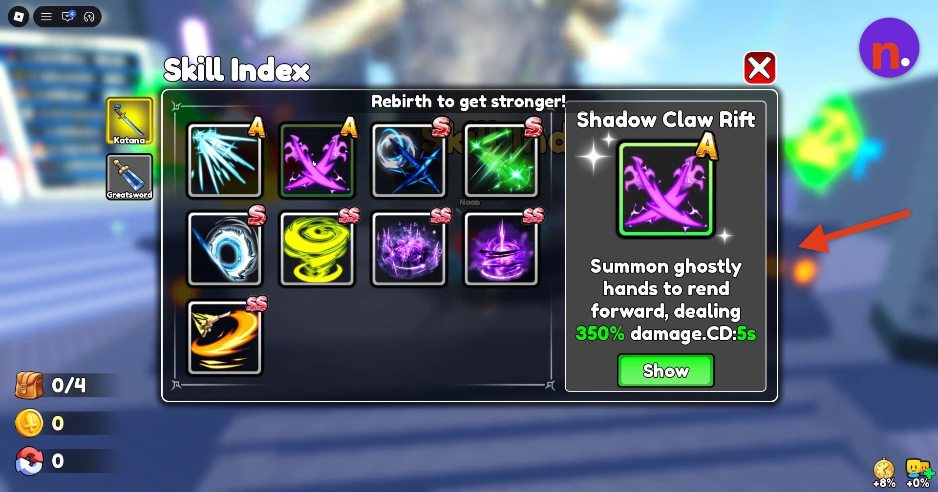 Shadow Claw Rift’s spectral hands