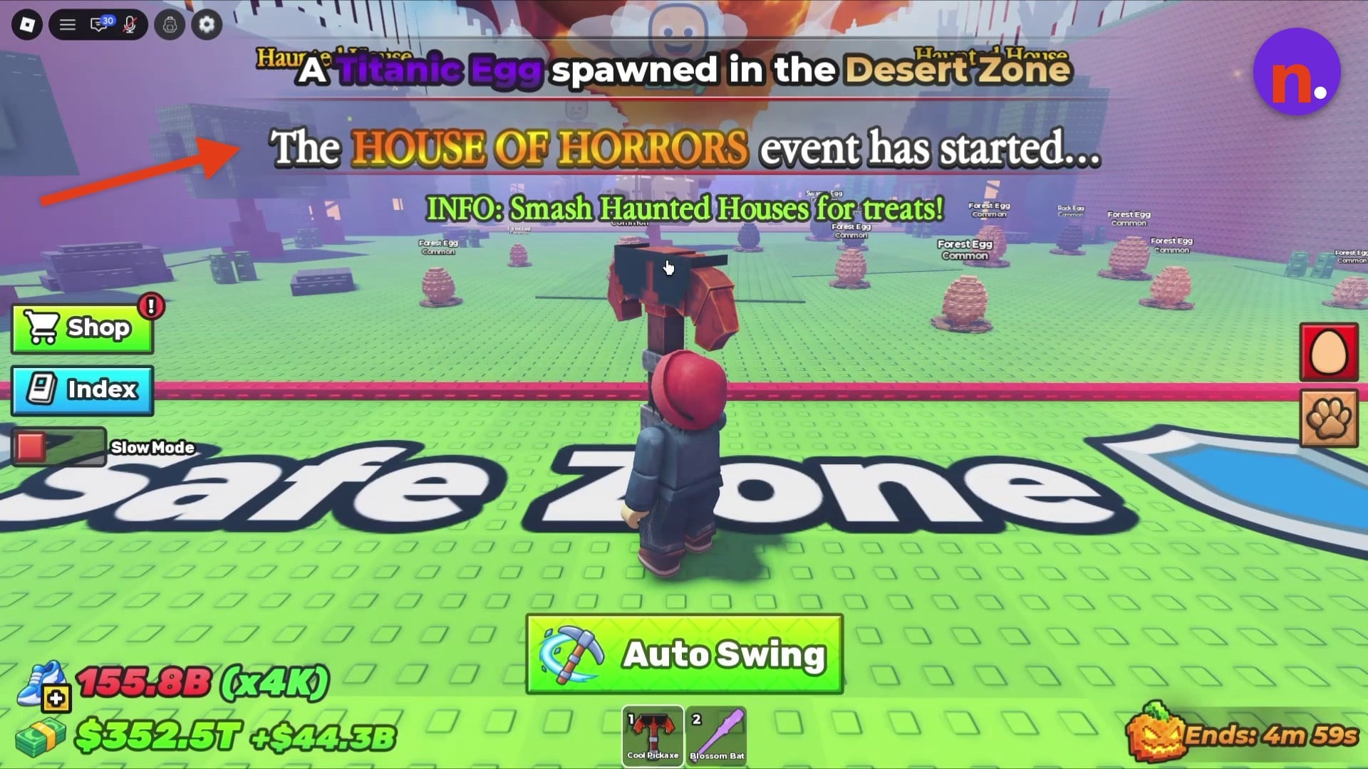 House of Horrors start announcement